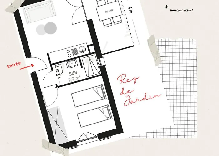 Appartement T2 Cyprien, Climatise, Piscines, Resto, Plages 2-4 Pers Lecci